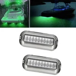 2PCS 27 Leds Waterproof Green Marine Boat Lights, Stainless Steel Underwa.... Fixed Price $83.48.