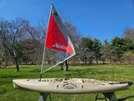 Hobie Mirage Outback Fish Kayak With Sail, Pedal Drive, Rudder Steerage & Paddle. Fixed Price $1850.00.