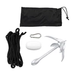 5.5LB Folding Kayak Anchor Kit Rope Buoy Canoe Raft Boat Fishing Foldable. Fixed Price $36.07.