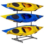 Raxgo Kayak Storage Rack, Indoor & Outdoor Freestanding For 6. Fixed Price $299.99.