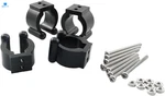 Rlecs Kayak Paddle Clip 4 Sets Black Plastic Canoes Rowing Boat Positioning.... Fixed Price $14.15.