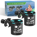 Seaperk Clamp Kayak Cup Holder, Adjustable & Tool - Free Installation, Ide.... Fixed Price $35.11.