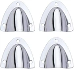 4PCS Marine Stainless Steel Vent Wire Cable Cover Clam Shell For Boat. Fixed Price $11.11.