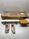Vintage Old Town Canoe Motor Mount Bracket Double Wood Block Minn Kota Propeller. Fixed Price $84.99.