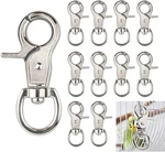 10PCS Trigger Snap Hooks 2.32'' X 0.82'' Heavy Duty Swivel Metal Clas. Fixed Price $14.13.