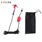 Red Portable Folding Anchor Kit For Kayaks Canoes Paddle Boards And Small Boats. Fixed Price $16.76.