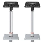 Cllomagy Boat Seat Pedestal Base Mount Kit Package With 11 Inch, Silver+black. Fixed Price $135.10.