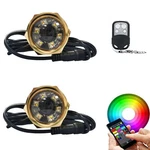 2PCS Rgbw 1/2" Npt Led Boat Drain Plug Light 12V Underwater Trailer Ligh.... Fixed Price $143.55.