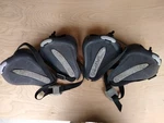 Two Pair Yakima Mako Saddles Straps Mighty Mount Hardware For Round Bars. Fixed Price $34.99.