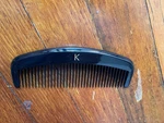 Kerastase Hair Comb Black Monogram In Gold Its Own Mesh Bag. Fixed Price $40.00.