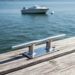 Versatile 8 Inch Marine Cleat Set - Stainless Steel For Boats & Decorative Use. Fixed Price $78.22.