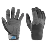 Mustang Traction Closed Finger Gloves - Grey/blue Large. Fixed Price $93.62.
