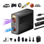 150 Psi Portable Air Pump, Rechargeable Tire Inflator With 8 Modes, Dual-powe.... Fixed Price $182.11.