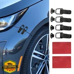 Rgoaanc 4PC Bumper Clip Hasp Holder Lock Fastener Kit Black Carbon. Fixed Price $13.99.
