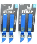 6' Pair Nrs 1" Heavy Duty Tie Down Strap 500LB Working Load Limit Blue New. Fixed Price $30.00.
