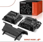 3PC Motor + Transmission Mount, Front Left & Right, A-premium APEM512 (uni. Fixed Price $40.00.