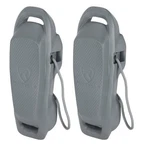 Rockville Pack Atlas Foam Gray Black 22"X9" Boat Bumper No-knot/quick Adjust. Fixed Price $74.95.