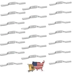 Pack (10 Pair) =20 Cleats, 61078 Rope, 4-1/2", Zinc Plated, New Free Sh. Fixed Price $16.95.