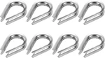 Uxcell 5/16" M8 Stainless Steel Thimble, 304 Wire Rope Cable. Fixed Price $11.14.