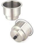 2-PACK Stainless Cup Holder Insert Marine-grade For Boat, Rv, Camper, .... Fixed Price $22.17.
