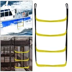 Wbcbec Boat Ladder Marine Rope For Inflatable 4STEPS, Yellow. Fixed Price $22.70.