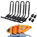 Kojem 2 Pair Universal J-bar Kayak Canoe Boat Carrier Rack Suv Roof Mount. Fixed Price $33.43.