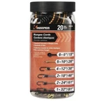 Keeper 06320 Assorted 10-IN 12-IN 18-IN 24-IN & 32-IN Bungee Cords 20-PK. Fixed Price $24.99.