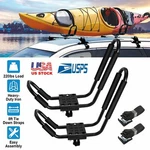 1 Pair J Bar Kayak Roof Rack Canoe Boat Surf Car Top Mounted +2 Tie Down Straps. Fixed Price $38.81.