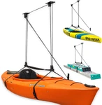 And Ceiling Hoist Overhead Garage Storage Rack For Kayaks, Canoes,. Fixed Price $94.97.