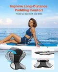 Kayak Seat, Pack 1" Thick, Universal Paddle Board With Back Support, Sit-. Fixed Price $68.65.
