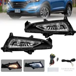 Led Fog Lights Front Bumper Lamps With Drl For 2016-2018 Hyundai Tucson+wiring. Fixed Price $104.99.