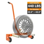 440LB Heavy-duty Adjustable Tire Wheel Dolly Moving Tool 6.5-24.5'' For Workshop. Fixed Price $59.99.