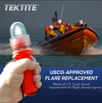 Soseflare 5 Led Boat Night Distress Flare, Uscg Appr., No More Flares! & Case. Fixed Price $66.95.
