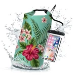 Waterproof Dry Bag,roll Top Tropical Summer Watercolor 10L Hibiscus. Fixed Price $33.96.
