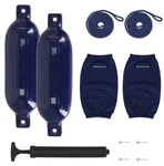 Rockville FEN265-NAVY Blue Boat Fender Package Bumpers 6.5"X23"/2 Covers/lines. Fixed Price $49.95.