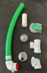 Watco Bath Waste Tubing Polished Chrome FLEX924-PP-PVC-CP H2. Fixed Price $25.00.