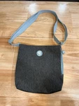 Geckobrands Crossbody Bag/purse Gray With Light Blue Strap Nwot. Fixed Price $18.00.