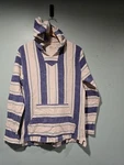 Faherty Men Blue Baja Cascade Striped Beach Cotton Knit Hoodie Size Flaw. Fixed Price $25.99.
