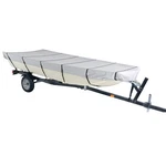 New Boat Cover Grey 210D For Jon 12FT-18FT L Beam Width Up To 75INCH. Fixed Price $26.44.