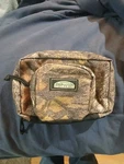 Fieldline Waist Bag/belt Bud-e-lok Mossy Oak Camo Green Great Condition. Fixed Price $20.00.
