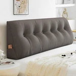 Large Bed Wedge Pillow Headboard Triangular Reading Backrest Support Cushion. Fixed Price $64.39.