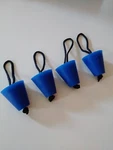 Amarine Made Pack Of 4 Kayak Scupper Plug Kit, For Canoes Color:sky Blue. Fixed Price $8.00.