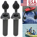 2PCS Flush Mount Fishing Boat Rod Holder Bracket With Cap Cover For Kayak Pole. Fixed Price $12.02.