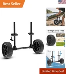 Heavy Duty Kayak Cart Adjustable Foldable Trolley With Solid Durable Wheels P.... Fixed Price $85.11.