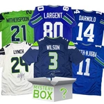 Seattle Seahawks Mystery Autographed Jersey Box Platinum Tier Nfl Items. Fixed Price $100.00.