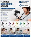 360 Flexible Neck Phone Holder Lazy Hanging Mount Stand For Bed Desk Travel Usa. Fixed Price $18.95.