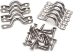 20PCS Stainless Steel Bimini Boat Top Pad Eye, Straps, Tie Down, Kayak Loops. Fixed Price $18.99.