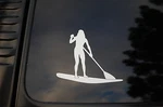 Paddle Board Sticker Vinyl Die Cut Decal Sup Girl Women Car Truck Window V14. Fixed Price $6.19.