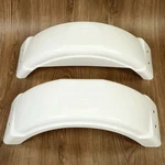 Hecasa Pair Single-axle Trailer Fenders For 8"-12" Wheels Top Step Skirt Boat. Fixed Price $62.67.