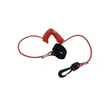 Coiled Lanyard Boat Paddle And Fishing Pole Leash 40" Snap Hook Kayaks Canoes. Fixed Price $9.00.